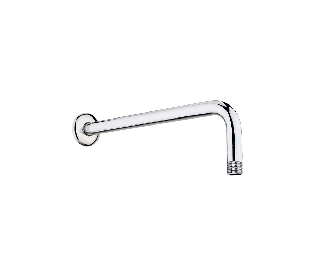 Tubo cromado largo c/roseta p/regadera 1/2 Fermetal