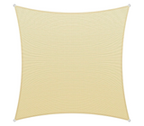 Toldo de sombra cuadrado 5x5 metros beige Trical