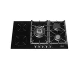 Tope de cocina dual Sicilia 90 5h 110v 87.4x51x10.5cm negro Drija