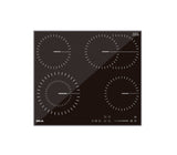 Tope de cocina eléctrico 4 hornillas 60cm negro Berlín Drija