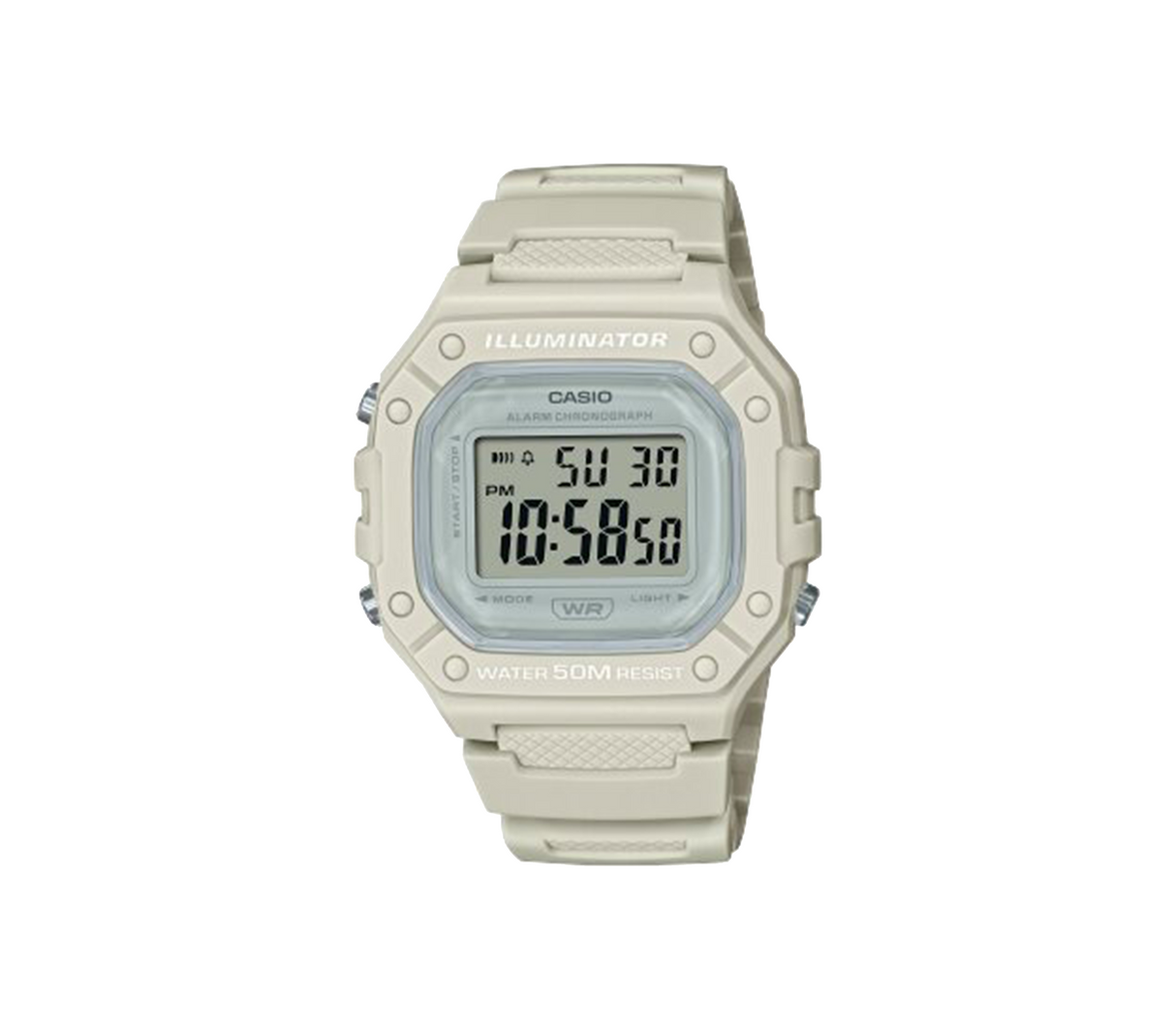 Reloj digital deportivo para dama blanco Casio