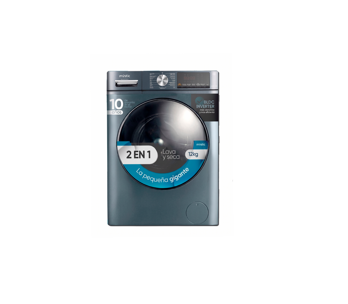 Lavadora secadora automática 12 kg easy wash Mystic