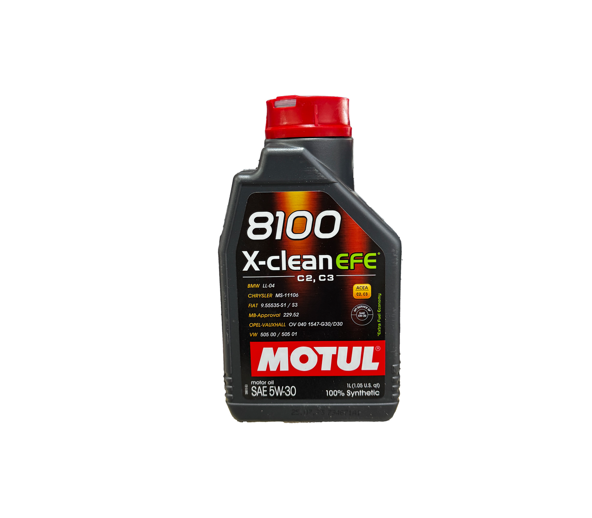Lubricante 8100 X-clean efe 1 litro SAE 5W-30 Motul