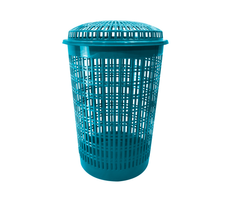 Cesta de ropa redonda con tapa Alfa Hogar