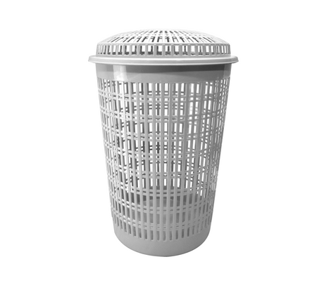 Cesta de ropa redonda con tapa Alfa Hogar
