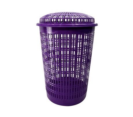 Cesta de ropa redonda con tapa Alfa Hogar