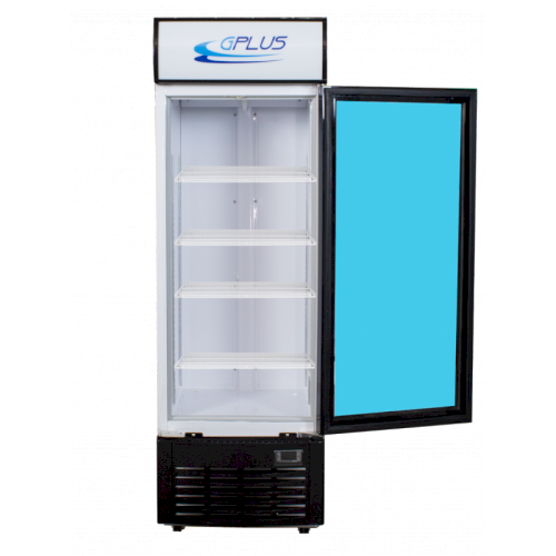 Nevera exhibidor vertical 9 pies sin escarcha 110v blanco/negro ref.nev1f Gplus