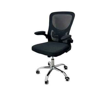 Silla ergonómica ejecutiva negra de poliuretano 001AD01N Isonic